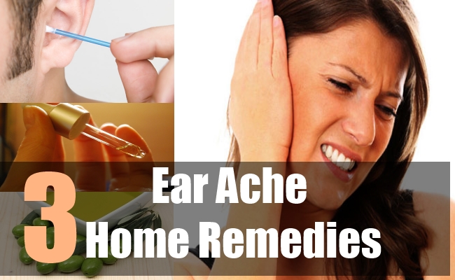 3 Ear Ache Home Remedies